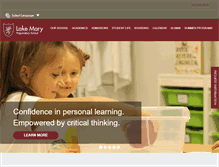 Tablet Screenshot of lakemaryprep.com
